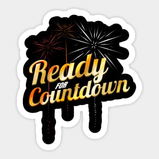 Firework - Ready For Countdown New Year's Eve Or 4th Of July Sticker